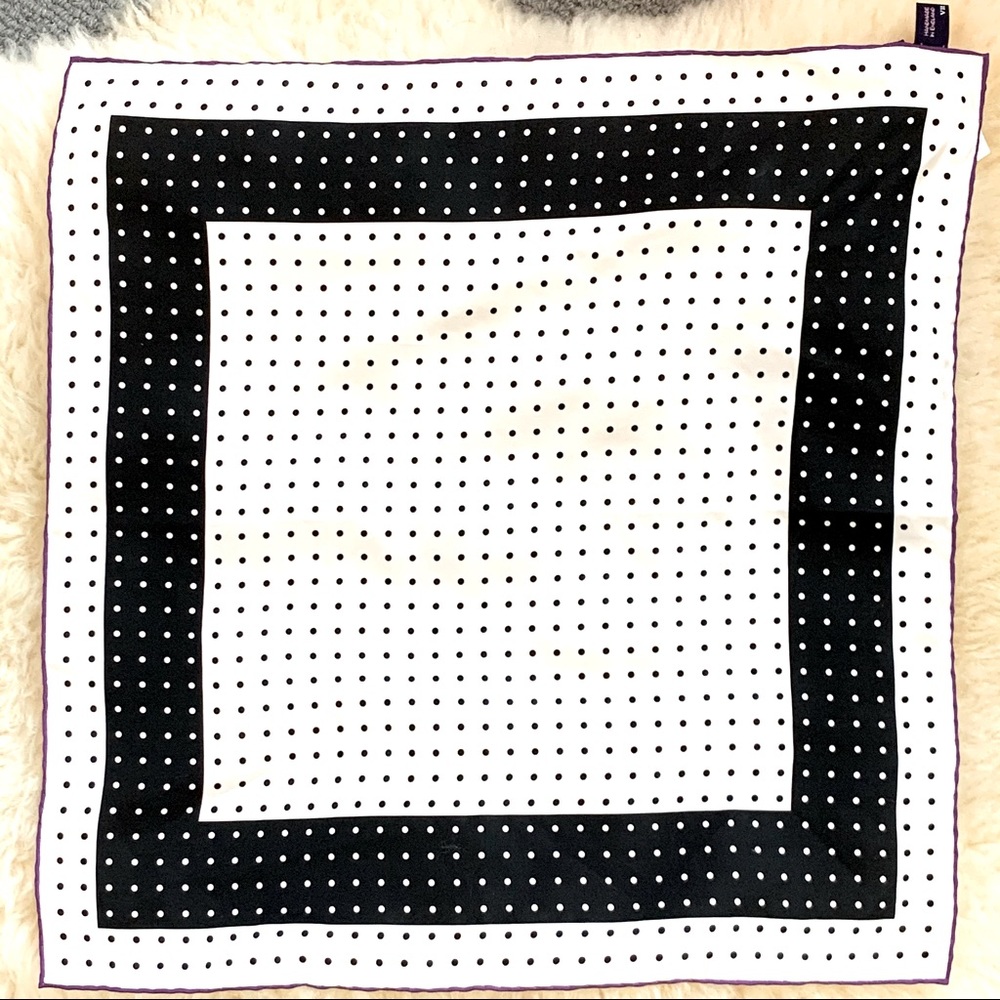SOLD Ben Silver Charleston NWT Silk Pocket Square - Picture 2 of 12